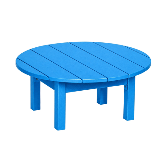 Modern Outdoor Round Coffee Table 36"Wx36"Dx19"H