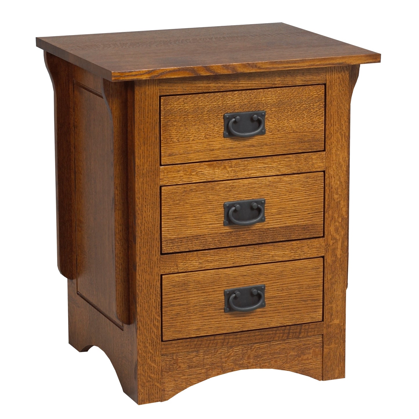 Mission 3 Drawer Nightstand 20"W