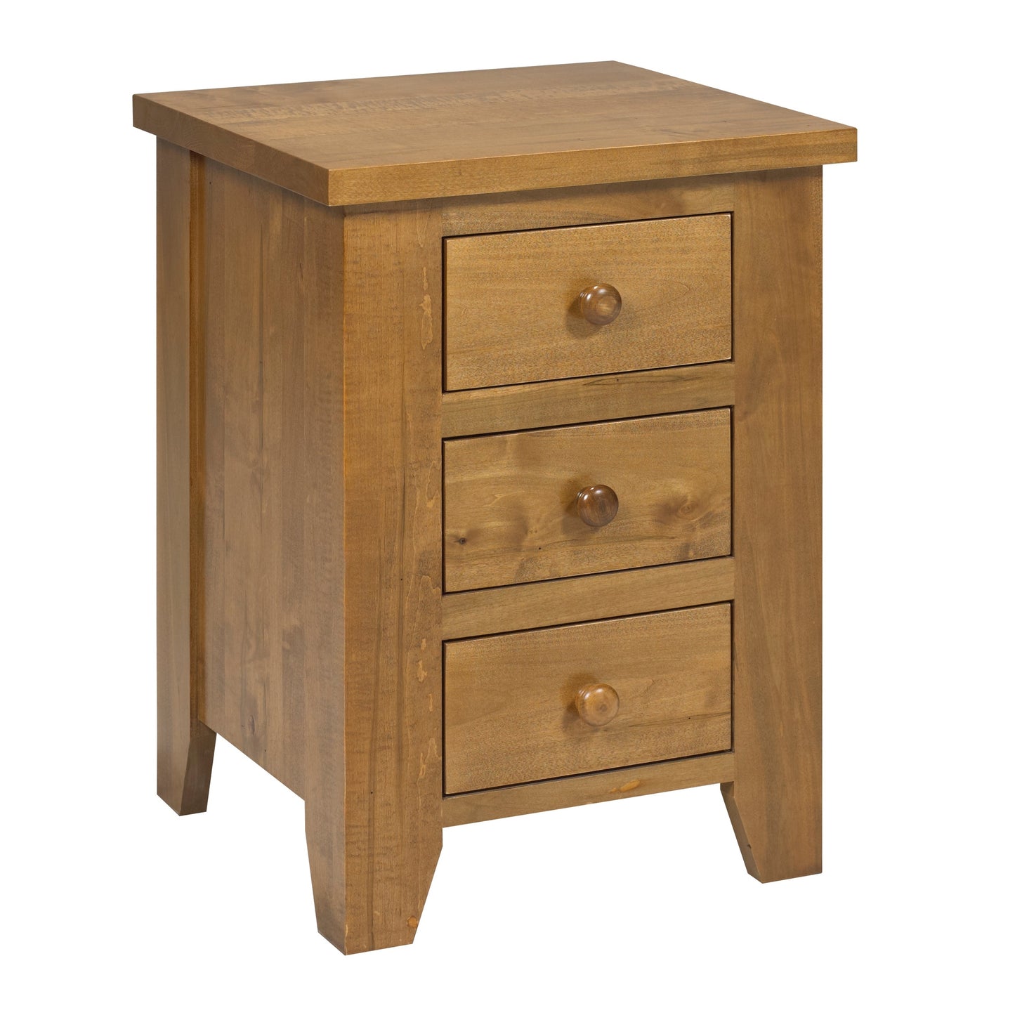 Rough Cut 3 Drawer Nightstand 20"W