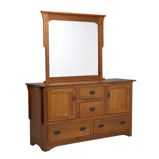 Mission 8 Drawer/Door Dresser