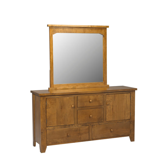 Rough Cut 8 Drawer/Door Dresser