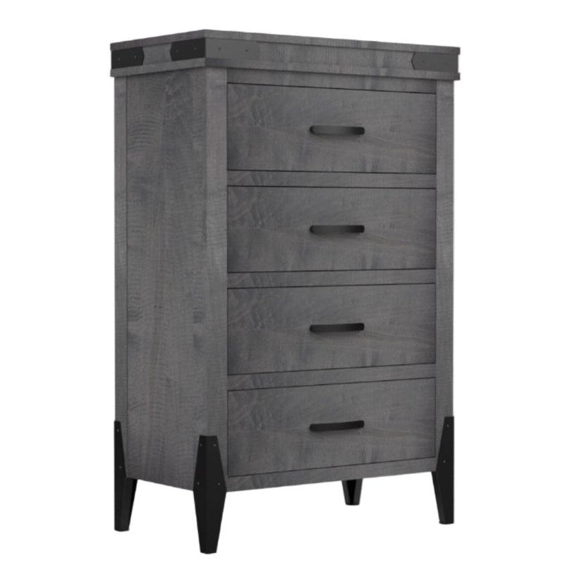 Flat Iron 4 Drawer LG Chest