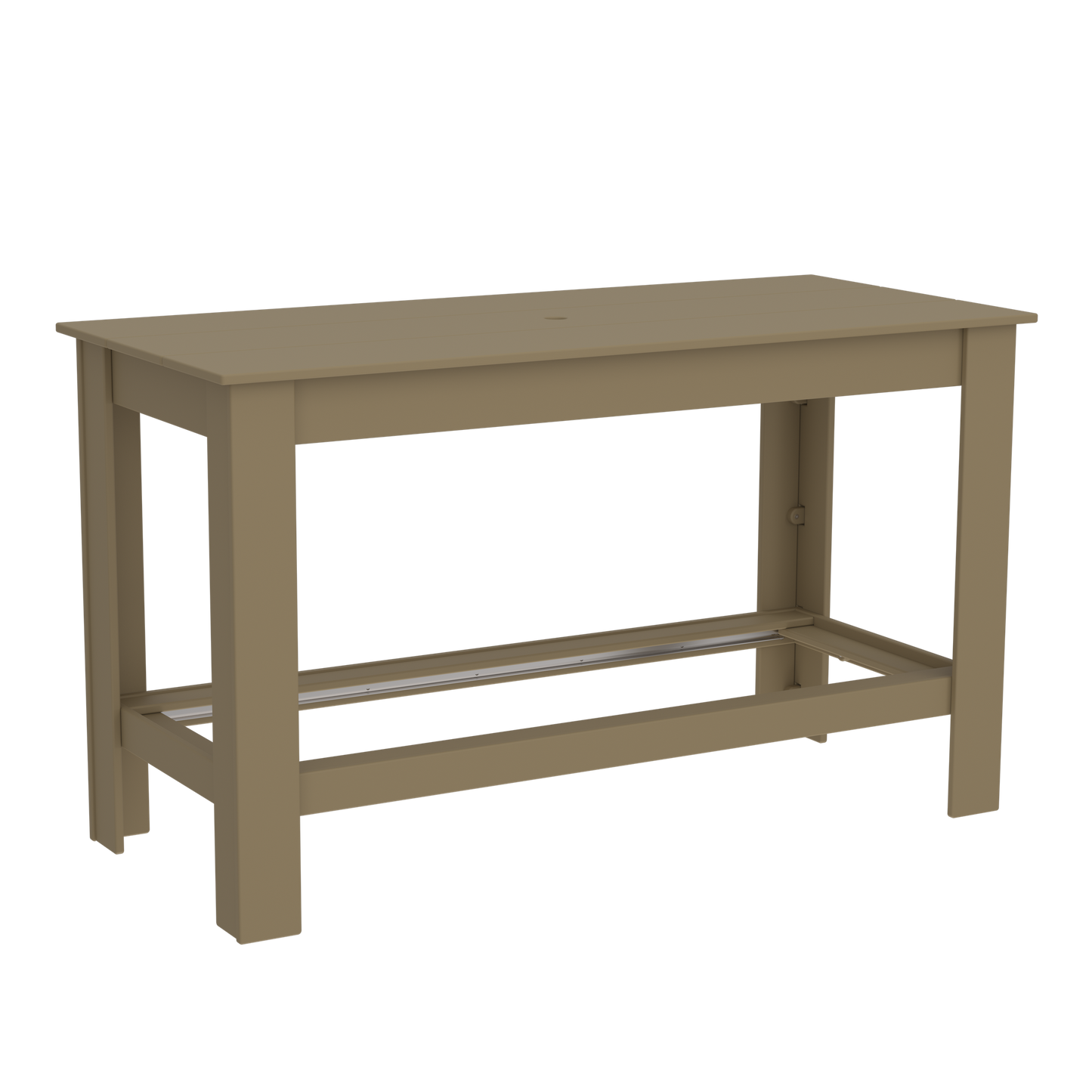 Modern Outdoor Bar Table 72"Wx32"Dx42"H