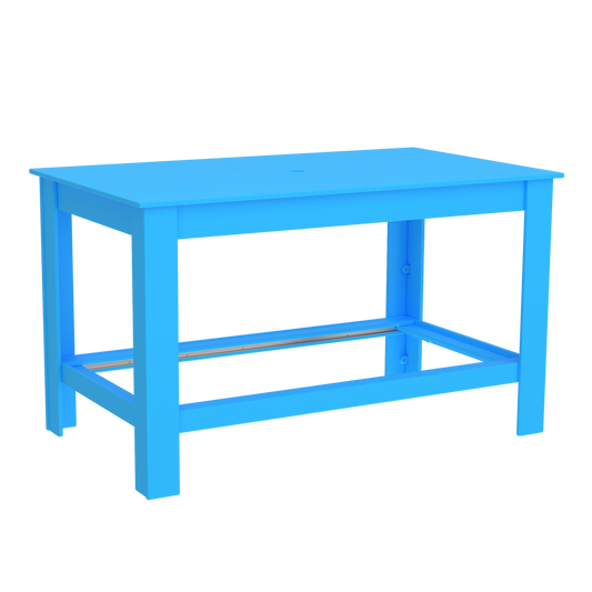 Modern Outdoor Bar Table 72"Wx42"Dx42"H