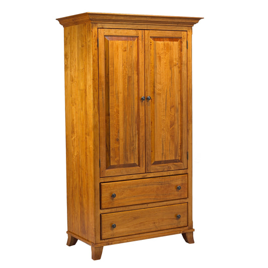 Bourbon Plain Top Armoire 36"W