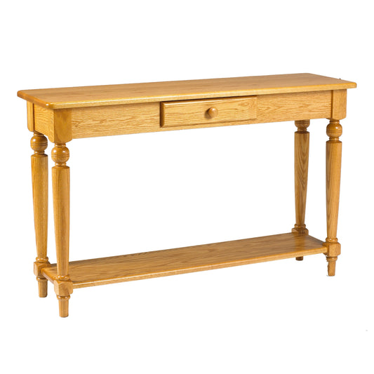 Country Lane Oval Hall Table w/Drawer(s) & shelf