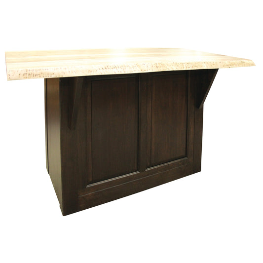 Live Edge Island w/ Drawers 57"W