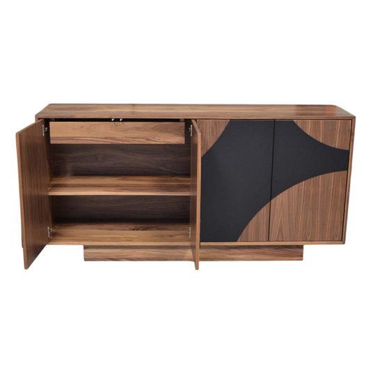 Koblenz sideboard 18" x 60" x 36" 4 door 2 interior drawers