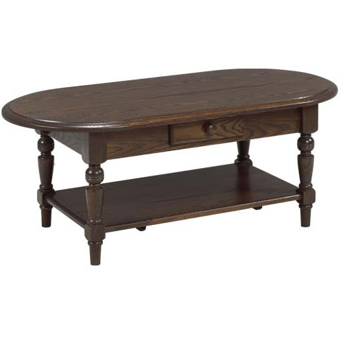 Country Lane Coffee Table w/2 Drawers & Shelf
