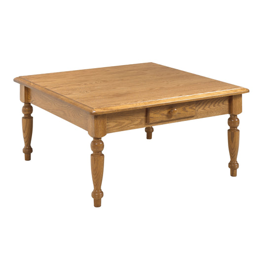 Country Lane Round Coffee Table w/2 Drawers