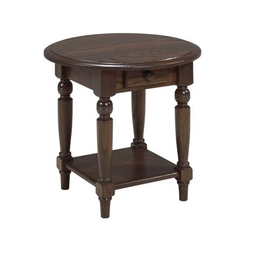 Country Lane End Table w/1 Drawer & Shelf