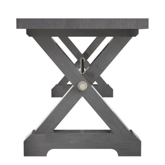 Modern Farmhouse X Trestle Base 72" Bench Slab Top