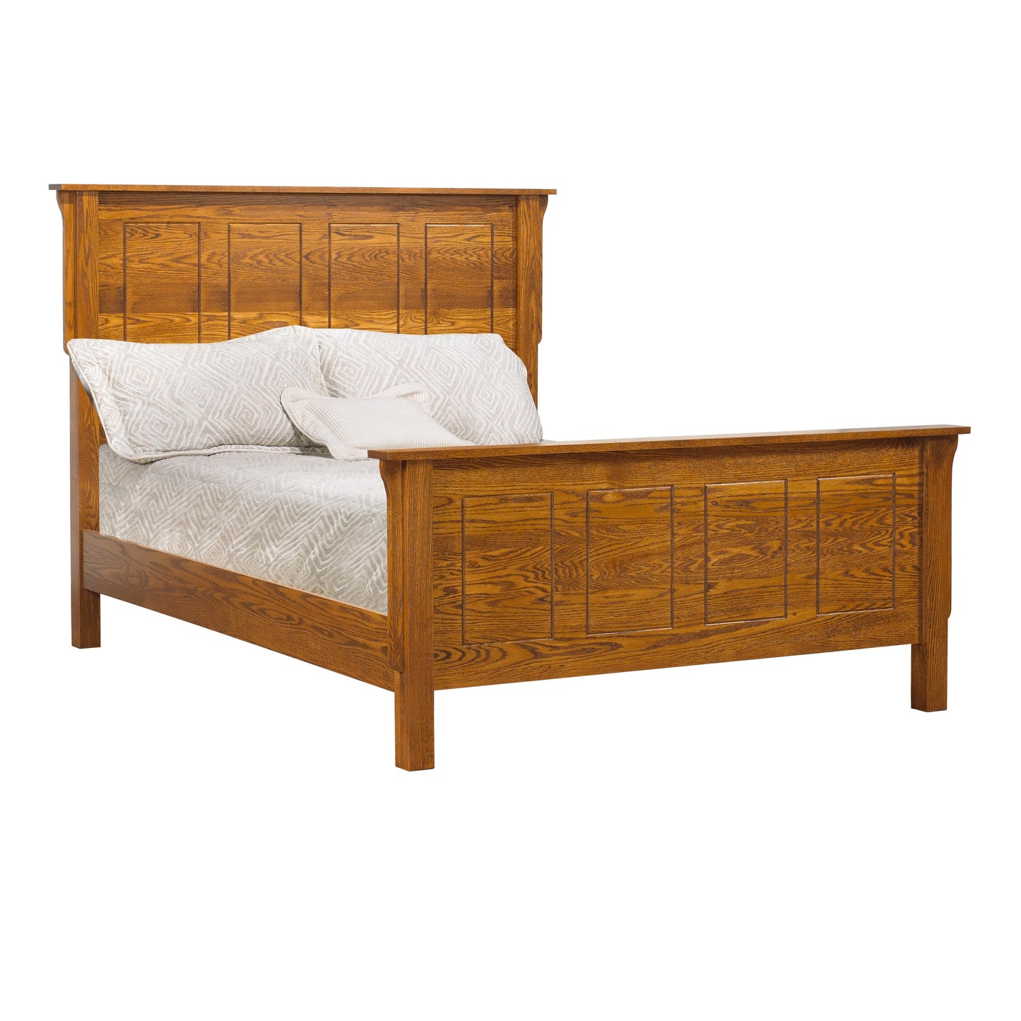 Mission Queen Panel Bed