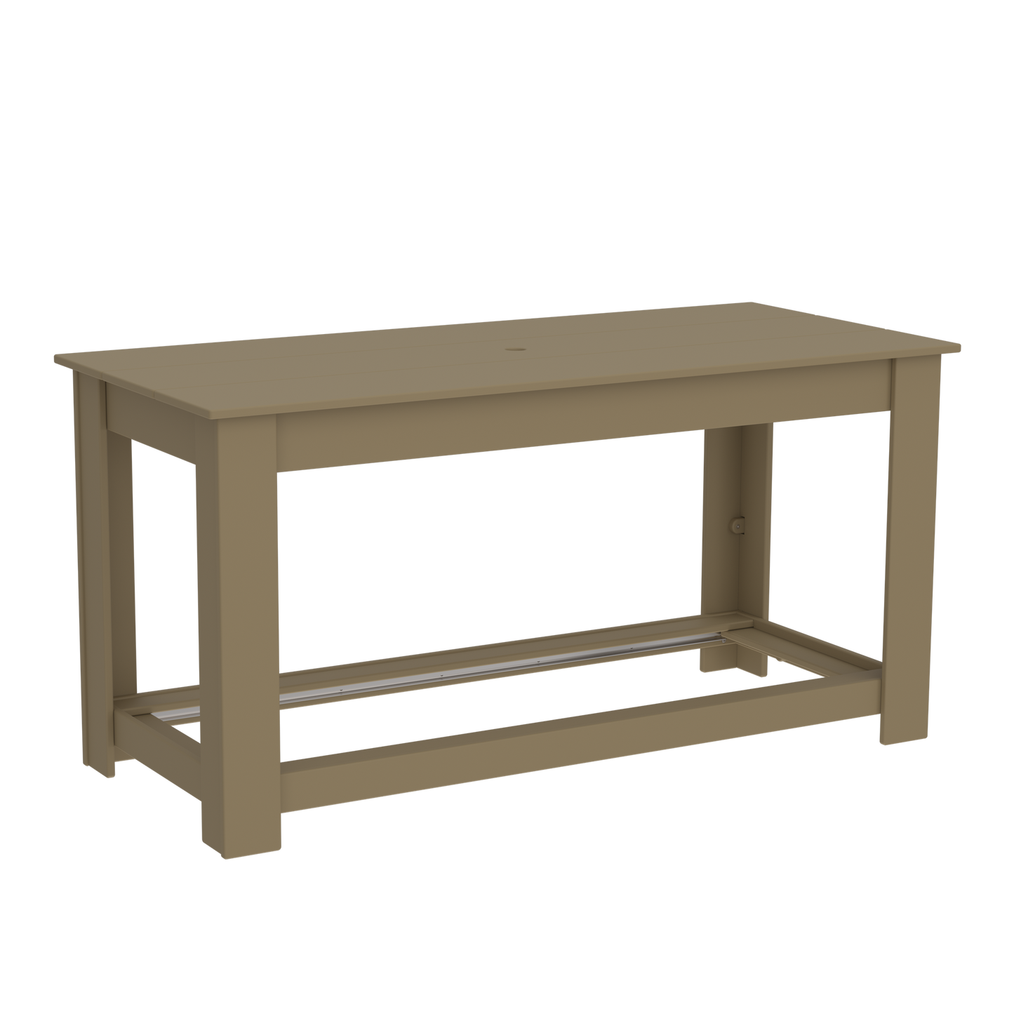 Modern Outdoor Pub Table 72"Wx32"Dx36"H