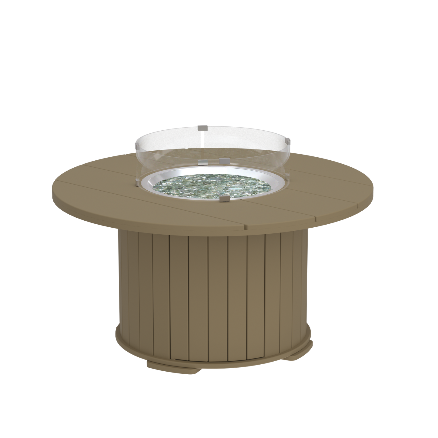 Modern Outdoor Round Fire Table