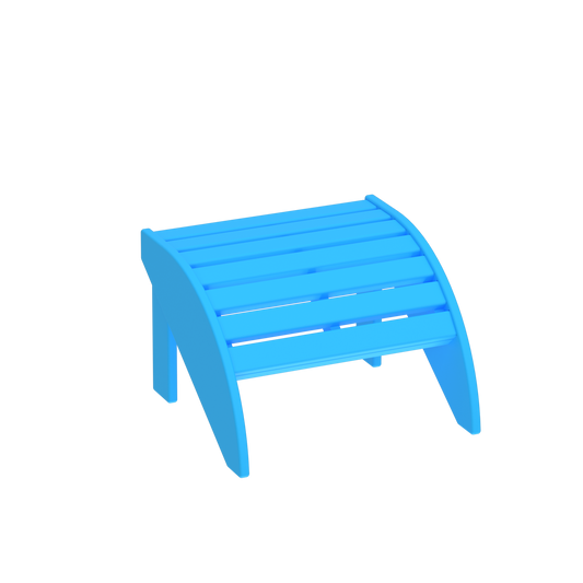 Modern Outdoor Round Muskoka Footstool