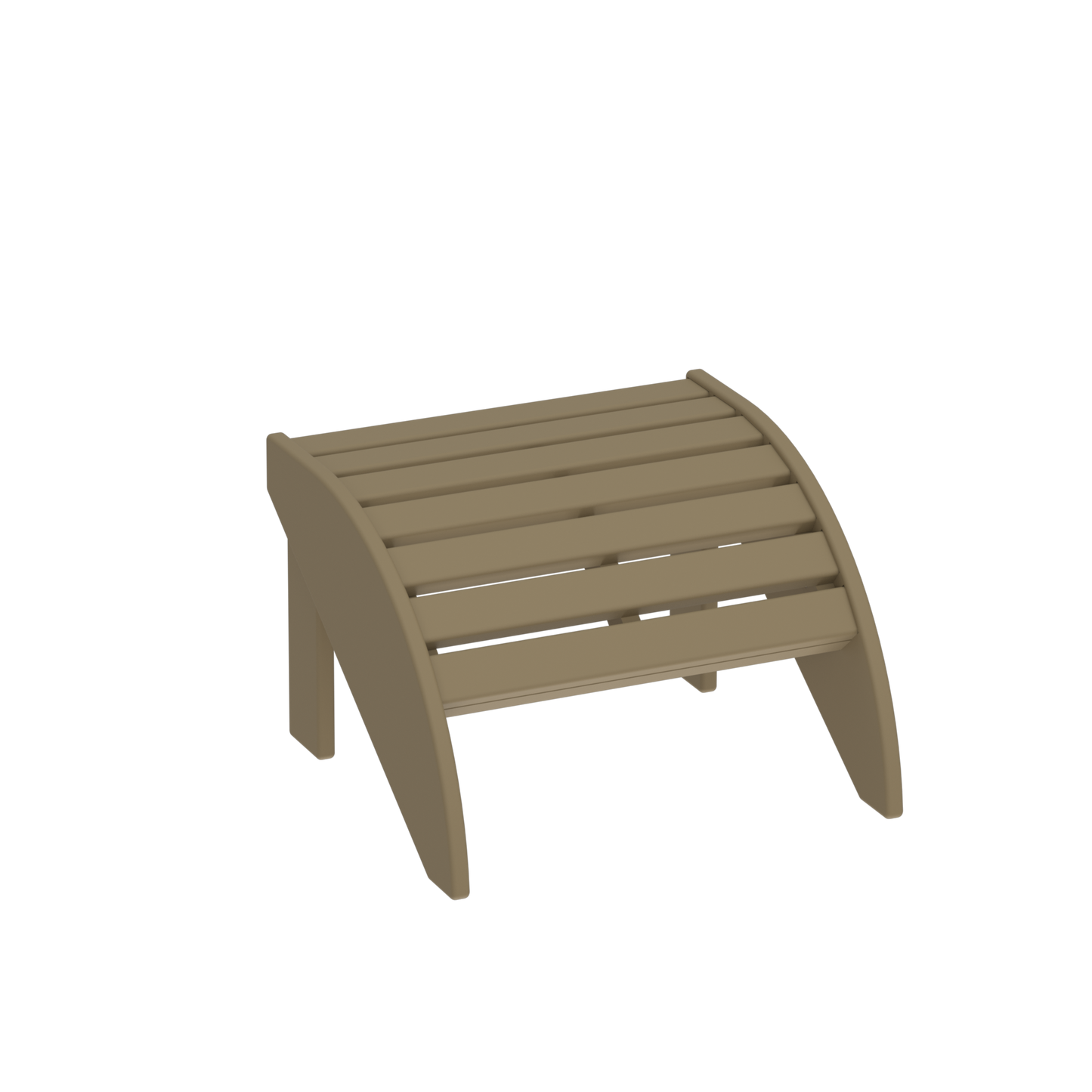 Modern Outdoor Round Muskoka Footstool