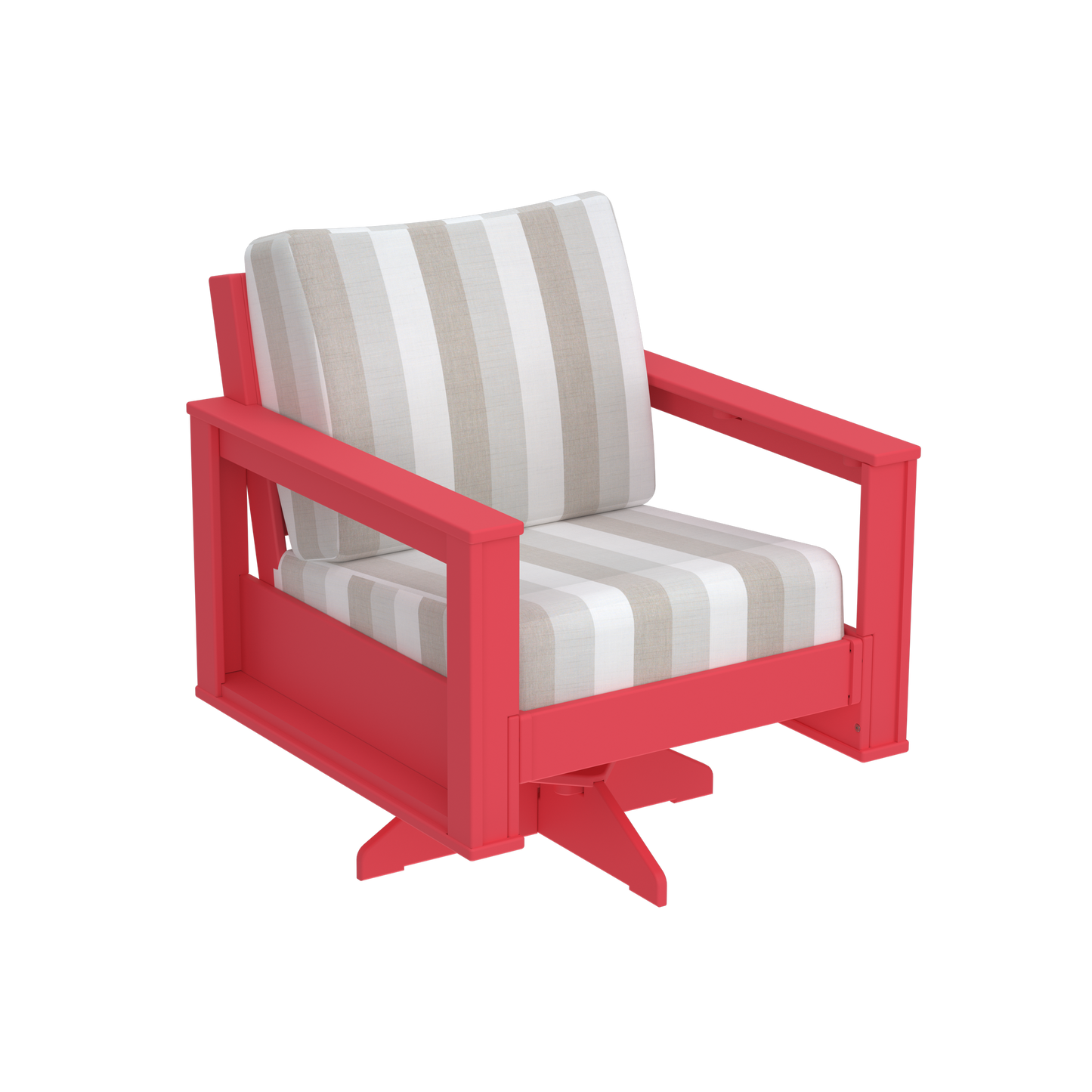 Modern Outdoor Swivel Arm Chair