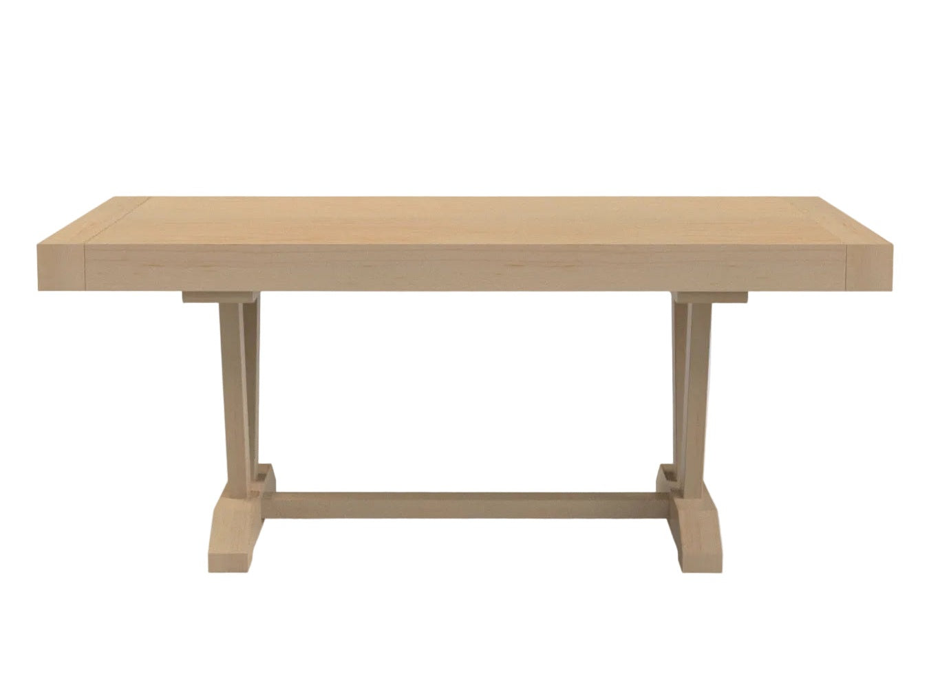 Mitered Dining Table with Vincent Base