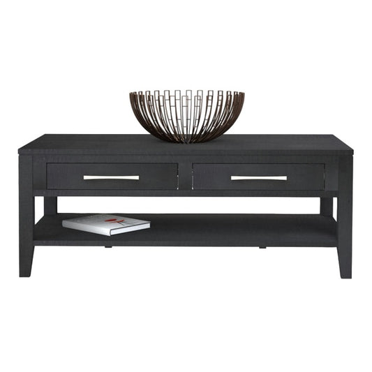 Metro Coffee Table w/2 Drawers & Shelf