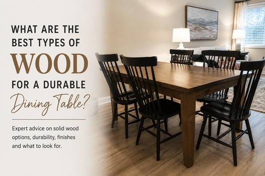 What Are the Best Types of Wood for a Durable Dining Table?