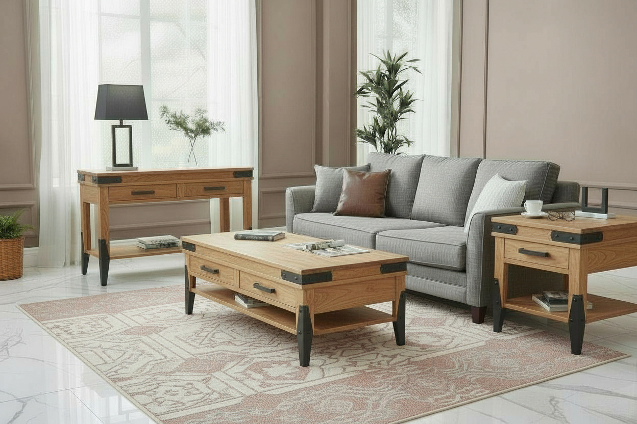 Flat Iron Occasional Table Collection