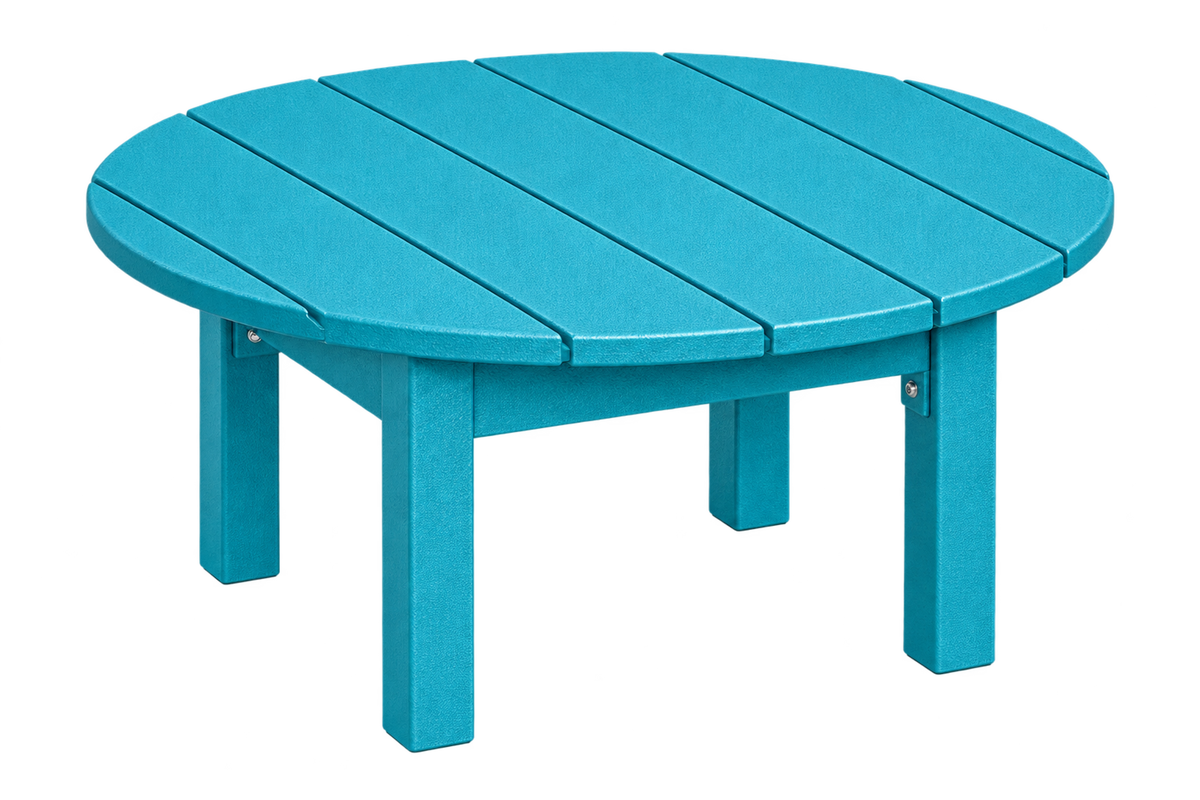 Modern Outdoor Round Coffee Table 36"Wx36"Dx19"H