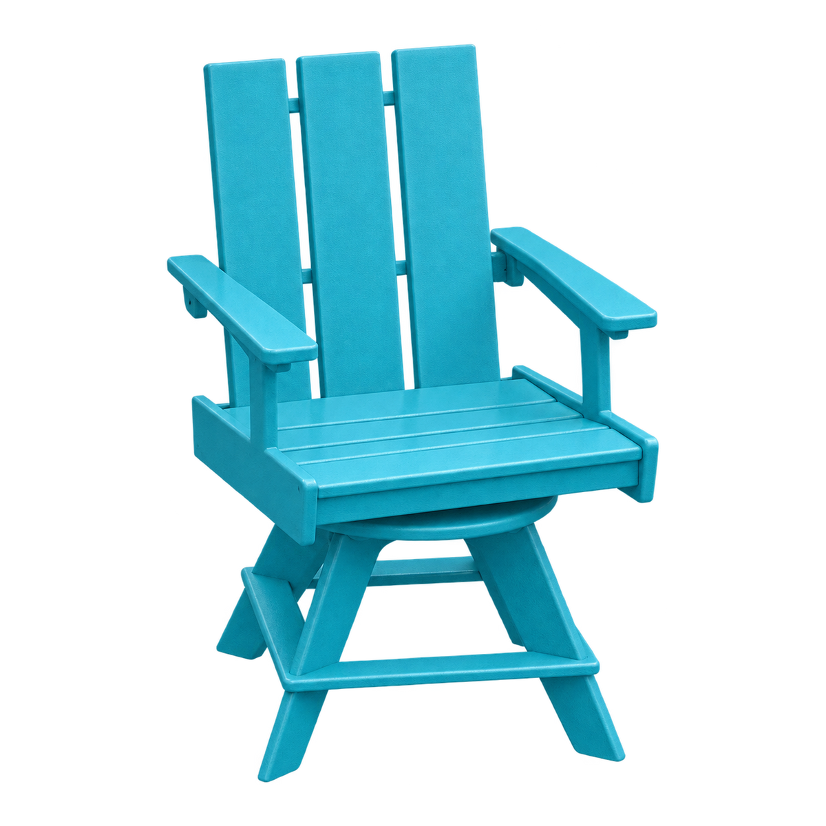 Modern Outdoor Swivel Dining Arm Chair