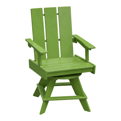 Modern Outdoor Swivel Dining Arm Chair