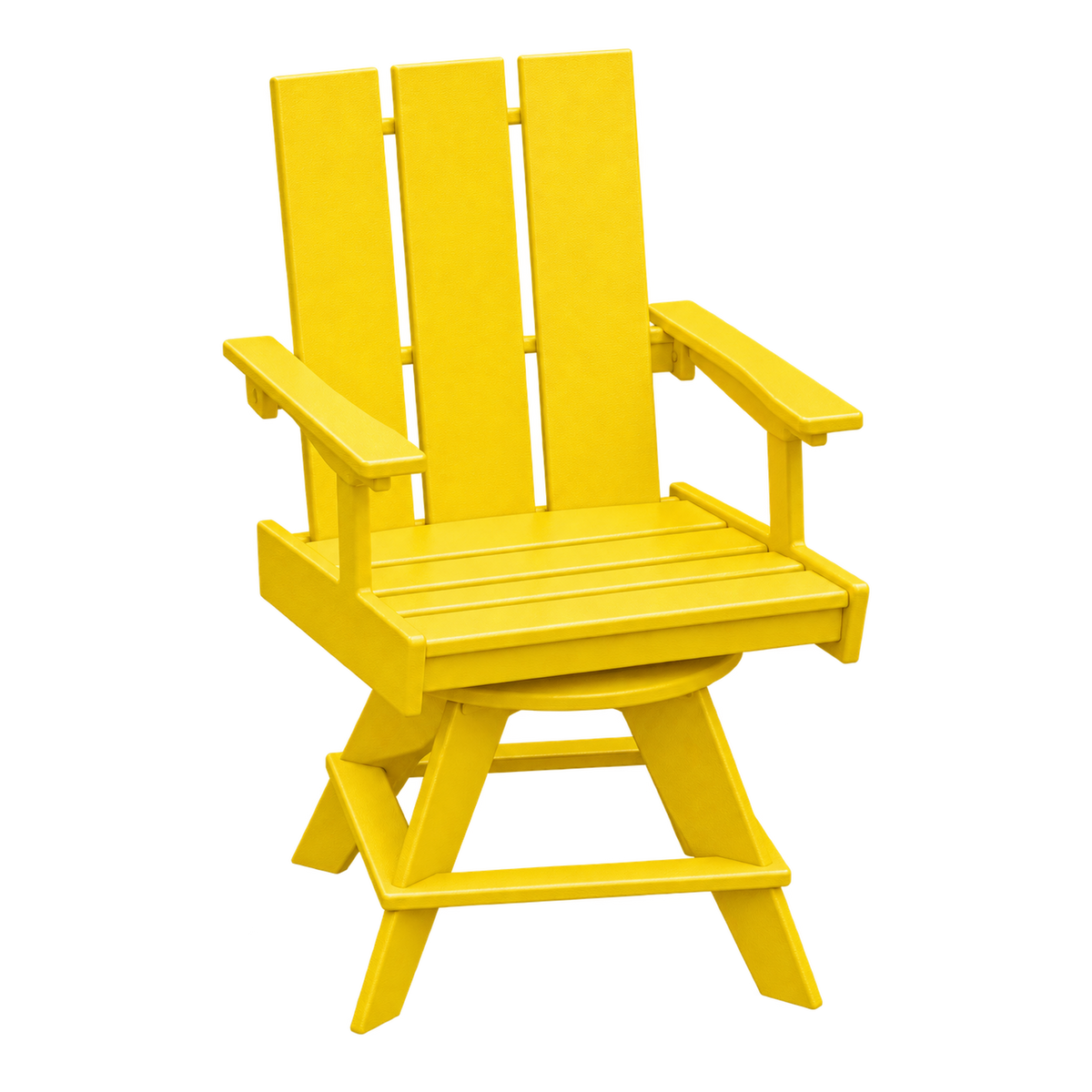 Modern Outdoor Swivel Dining Arm Chair