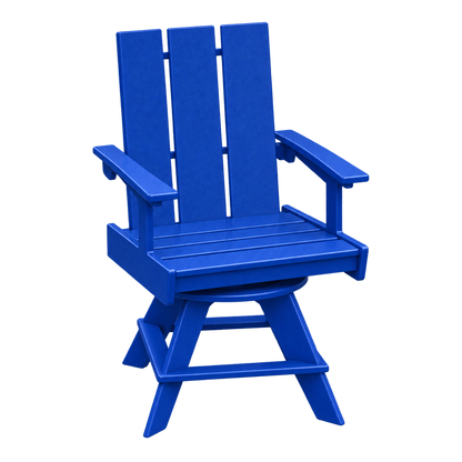 Modern Outdoor Swivel Dining Arm Chair
