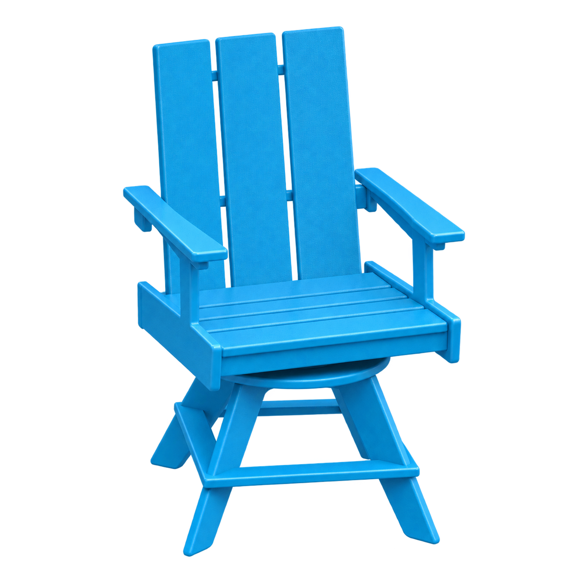 Modern Outdoor Swivel Dining Arm Chair