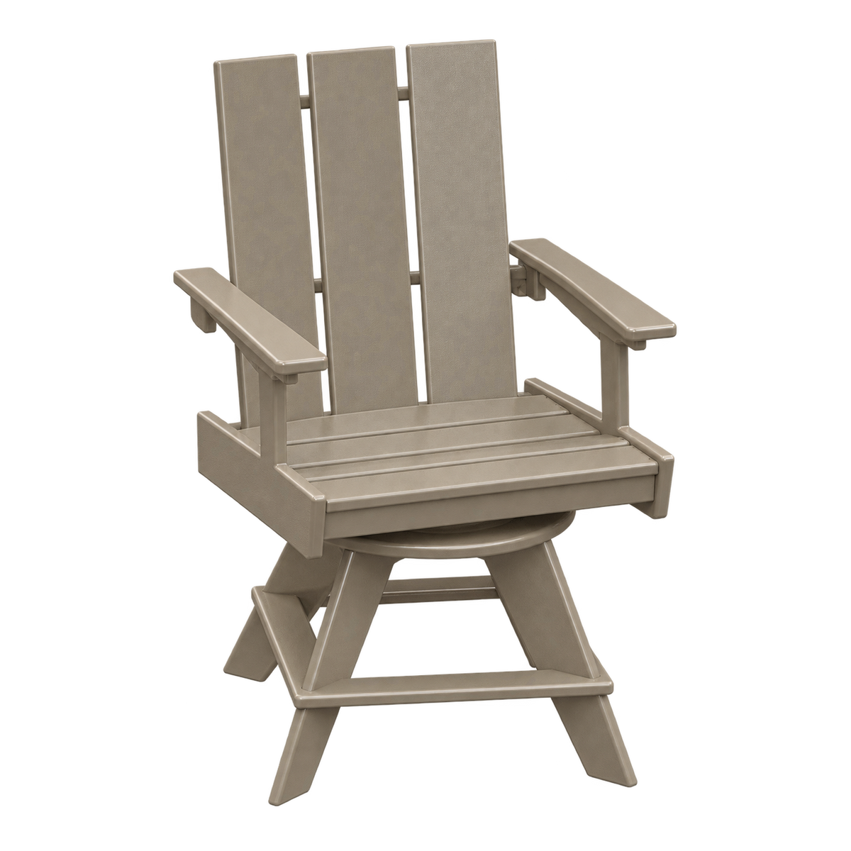 Modern Outdoor Swivel Dining Arm Chair