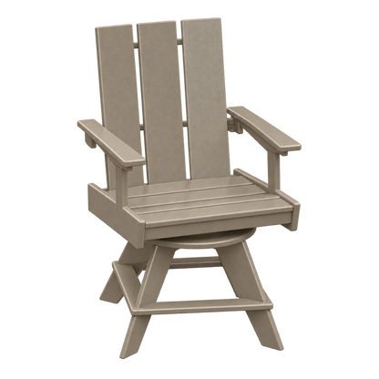 Modern Outdoor Swivel Dining Arm Chair