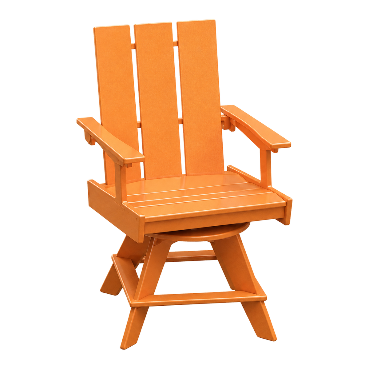 Modern Outdoor Swivel Dining Arm Chair