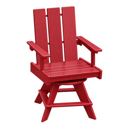 Modern Outdoor Swivel Dining Arm Chair