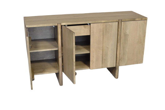 Hugo sideboard 19" x 60" x 32" 4 door 1 interior drawer