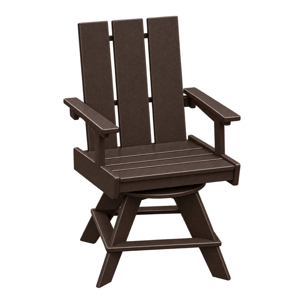 Modern Outdoor Swivel Dining Arm Chair