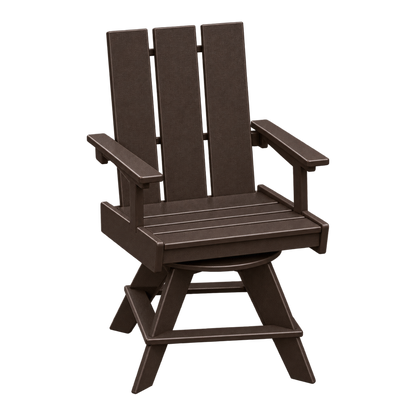Modern Outdoor Swivel Dining Arm Chair