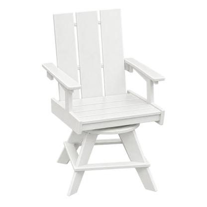 Modern Outdoor Swivel Dining Arm Chair