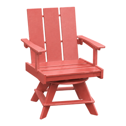 Modern Outdoor Swivel Dining Arm Chair