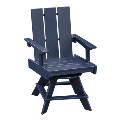 Modern Outdoor Swivel Dining Arm Chair