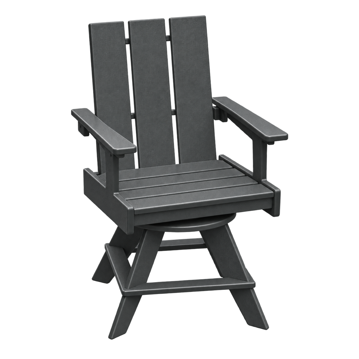 Modern Outdoor Swivel Dining Arm Chair