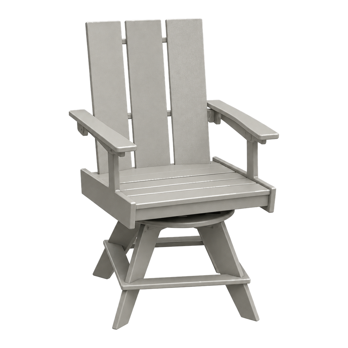 Modern Outdoor Swivel Dining Arm Chair