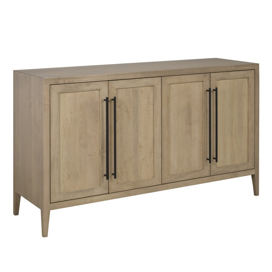 Astrid sideboard 18" x 60" x 36" 4 door 2 interior drawers