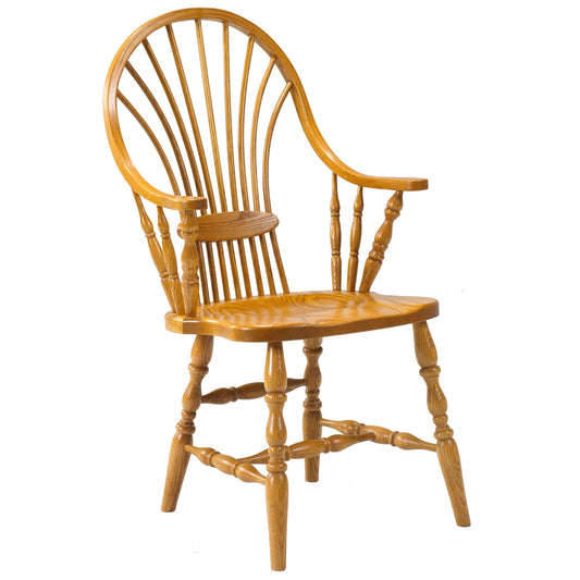 Windsor Wheat Sheaf Deep Seat Arm