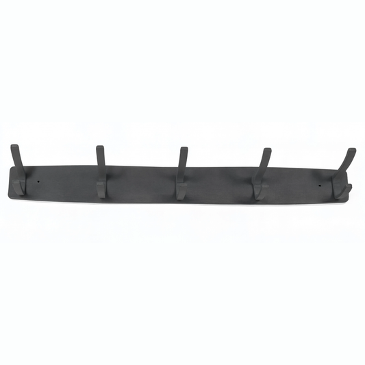Modern Outdoor Coat Rack w/ 5 Hooks