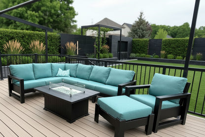 Modern Outdoor 6 Seater Sectional