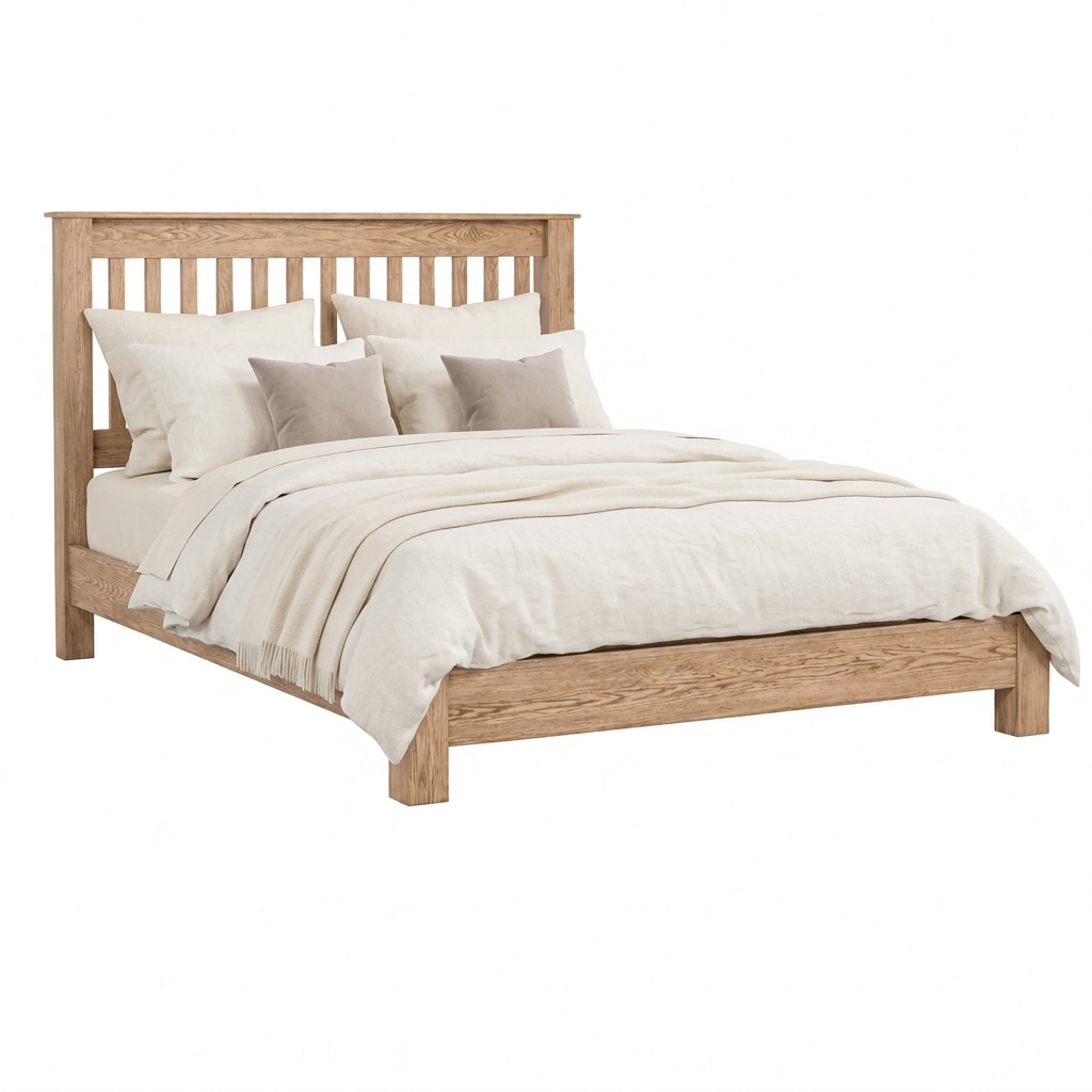 Country Lane Queen Slat Bed