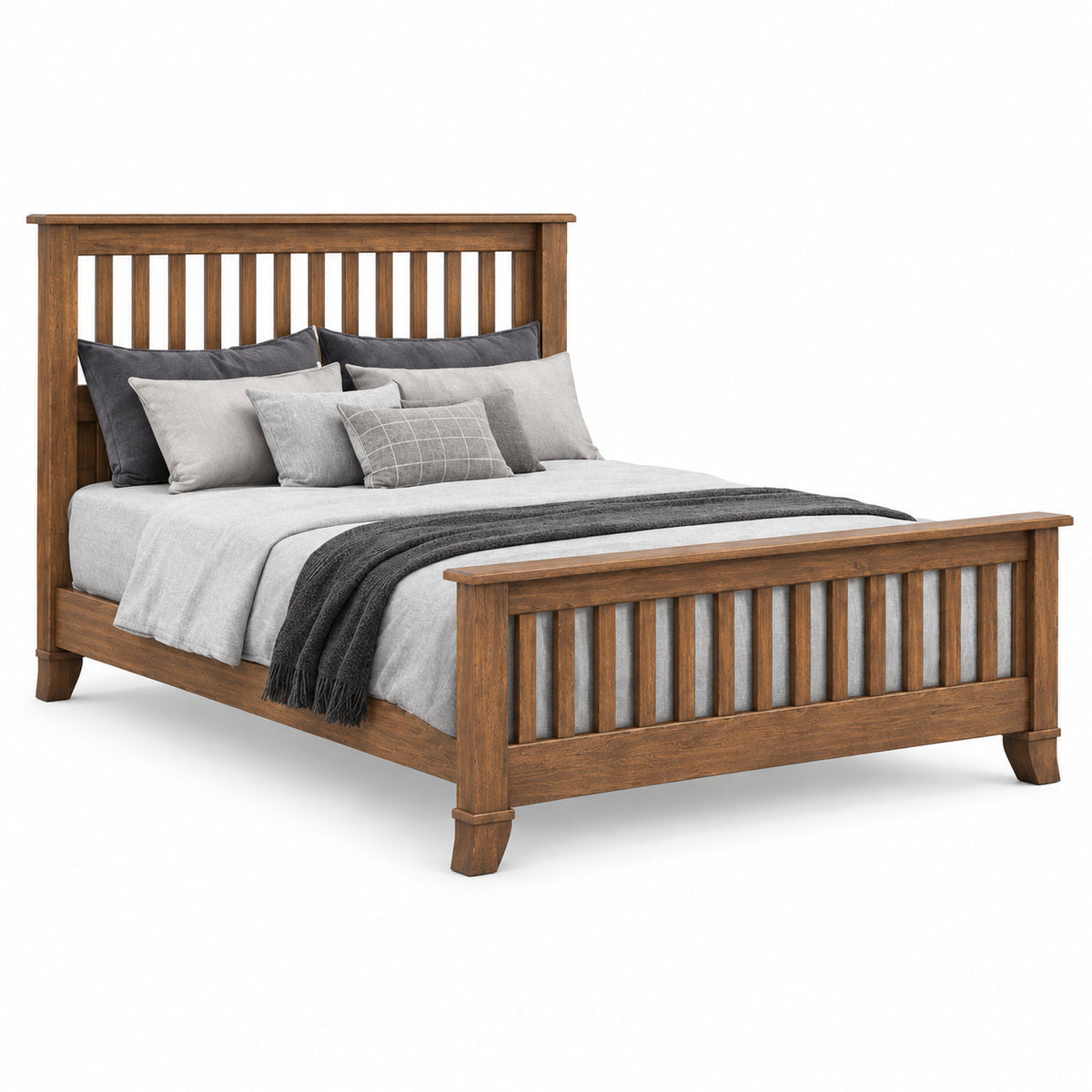 Bourbon Queen Slat Bed